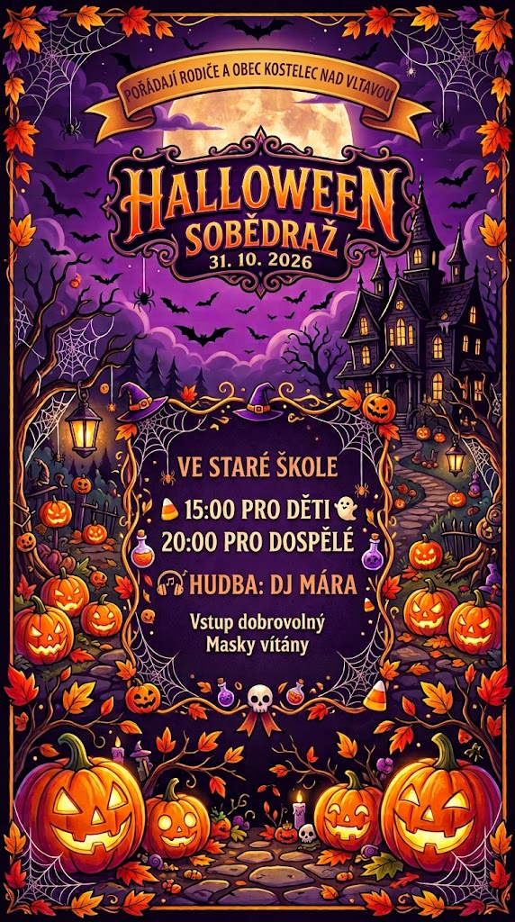 Halloween v&nbsp;Sobědraži